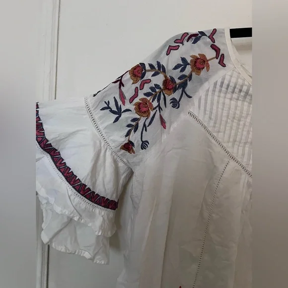 Free People Embroidered Boho Mini Dress - Picture 2 of 6